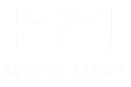 Mystomart logo white